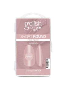 Soft Gel&trade; Tips - Pink Nude Short Round 120CT